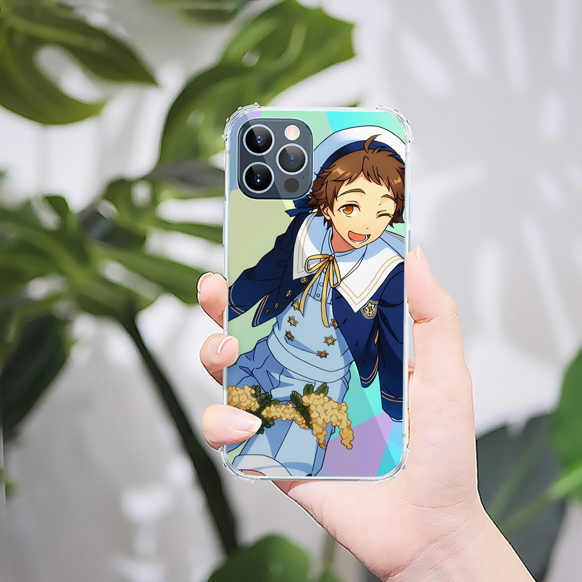 （画像用） あんさんぶるスターズ! Ensemble Stars 【iPhone 12シリーズ対応】透明スマホケース（クリアソフトケース）